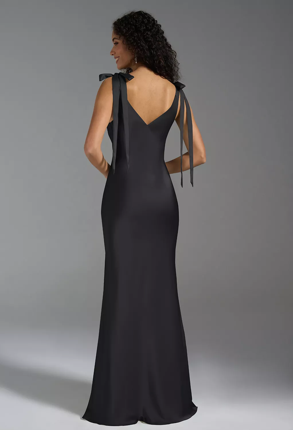 AW Chiara Black Metallic  Beach Wedding Guest Dresses